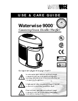 Waterwise 9000 Use & Care Manual preview