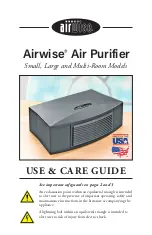 Preview for 1 page of Waterwise Airwise Small Use & Care Manual