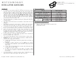 Preview for 1 page of Waterworks EEBT01 Installation Manuallines