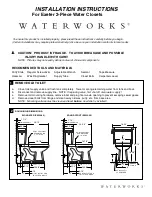 Waterworks Exeter Series Installation Instructions preview