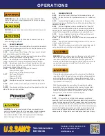 Preview for 11 page of Waterworks U.S. SAWS ACH-GB16 Operating Manual