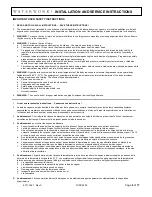 Preview for 6 page of Waterworks WWSU08 Installation And Service Instructions Manual