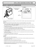 Предварительный просмотр 7 страницы Waterworks WWSU08 Installation And Service Instructions Manual