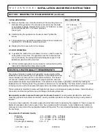 Preview for 8 page of Waterworks WWSU08 Installation And Service Instructions Manual