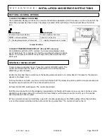 Предварительный просмотр 15 страницы Waterworks WWSU08 Installation And Service Instructions Manual