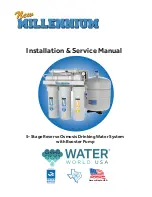 Waterworld New Millennium Installation & Service Manual preview