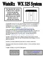 WateRx WX 325 User Manual preview