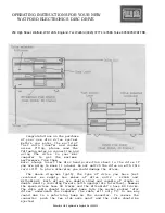 Watford ELECTRONICS DISC DRIVE Operating Instructions preview