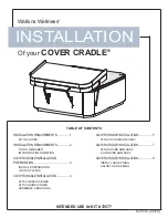 Watkins Wellness COVER CRADLE Installation Manual preview