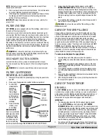 Предварительный просмотр 25 страницы Watkins Wellness HotSpring Hot Spot Relay Owner'S Manual