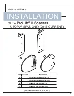 Предварительный просмотр 11 страницы Watkins Wellness ProLift II Installation Manual