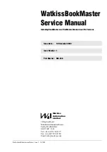 Preview for 1 page of Watkiss Automation BookMaster Service Manual