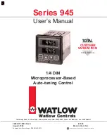 Watlow 945 Series User Manual предпросмотр