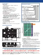 Предварительный просмотр 2 страницы Watlow E-Safe II Specifications