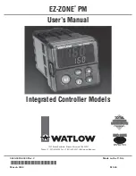 Watlow EZ-ZONE PM Series User Manual предпросмотр