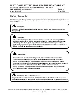 Preview for 3 page of Watlow MULTICELL Installation & Maintenance Manual