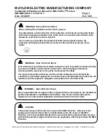 Preview for 4 page of Watlow MULTICELL Installation & Maintenance Manual