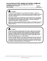 Preview for 9 page of Watlow MULTICELL Installation & Maintenance Manual