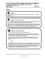 Preview for 12 page of Watlow MULTICELL Installation & Maintenance Manual