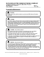 Preview for 17 page of Watlow MULTICELL Installation & Maintenance Manual