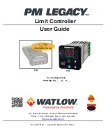 Предварительный просмотр 1 страницы Watlow PM LEGACY PM3 User Manual