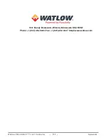 Предварительный просмотр 122 страницы Watlow PM LEGACY PM3 User Manual