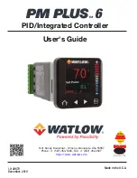 Watlow PM PLUS 6 User Manual предпросмотр