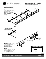 Preview for 1 page of Watson Desking MCAWBD Series Product Installation