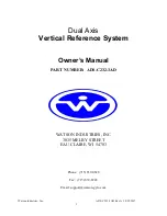 WATSON INDUSTRIES ADS-C232-3AD Owner'S Manual preview