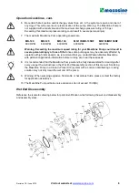 Предварительный просмотр 8 страницы Watson-Marlow MasoSine MR Series Installation & Operation Manual