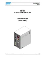 Watson-Marlow MC100 User Manual предпросмотр