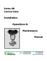 Watson McDaniel HB Series Installation & Operation Manual предпросмотр