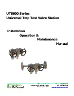 Preview for 1 page of Watson McDaniel UTS600 Series Installation, Operation & Maintenance Manual