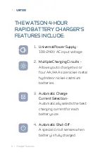 Предварительный просмотр 4 страницы WATSON 4-Hour Rapid Charger Owner'S Manual