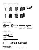 Предварительный просмотр 2 страницы WATSON Bahn Assembly Instructions