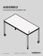 WATSON C9 Height Adjustable Desk Assembly preview