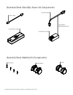 Preview for 2 page of WATSON Essential Desk Stand By Power & Mobility Kit Assembly