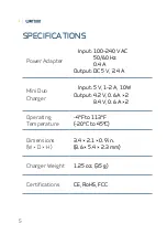 Предварительный просмотр 5 страницы WATSON Mini Duo Charger Owner'S Manual