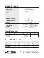 Предварительный просмотр 4 страницы WATSON PRO AM-160-CS-R User Manual