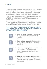 Предварительный просмотр 4 страницы WATSON Rapid Charger Owner'S Manual