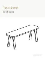 WATSON Tonic Bench User Manual preview