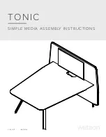 WATSON TONIC Assembly Instructions Manual предпросмотр