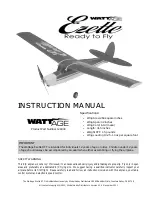 Preview for 1 page of WATT AGE Ezette RTF Instruction Manual