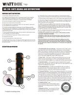 Preview for 1 page of watt box Watt Box WB-200-10HTS Manual Instruction