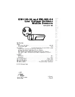 Watt Stopper EW-105-24 Installation Instructions Manual preview