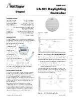 Watt Stopper LS-101 Quick Start Manual предпросмотр