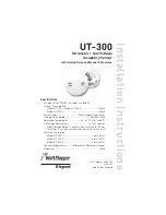 Preview for 1 page of Watt Stopper UT-300-1 Installation Instructions Manual