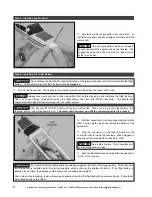 Preview for 8 page of WattAge cessna 180 ep rtf Operating Instructions Manual