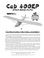 WattAge Cub 400EP Instructions For Final Assembly preview