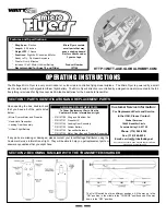 WattAge Micro Flyer Operating Instructions preview